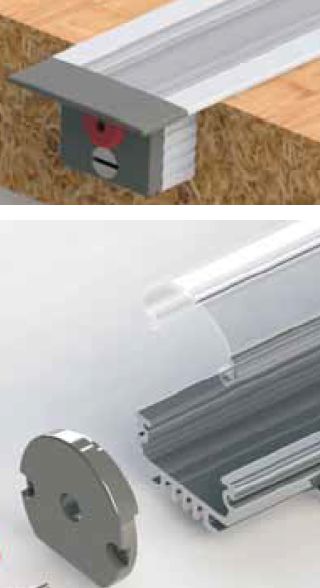 profili in alluminio e cover per led